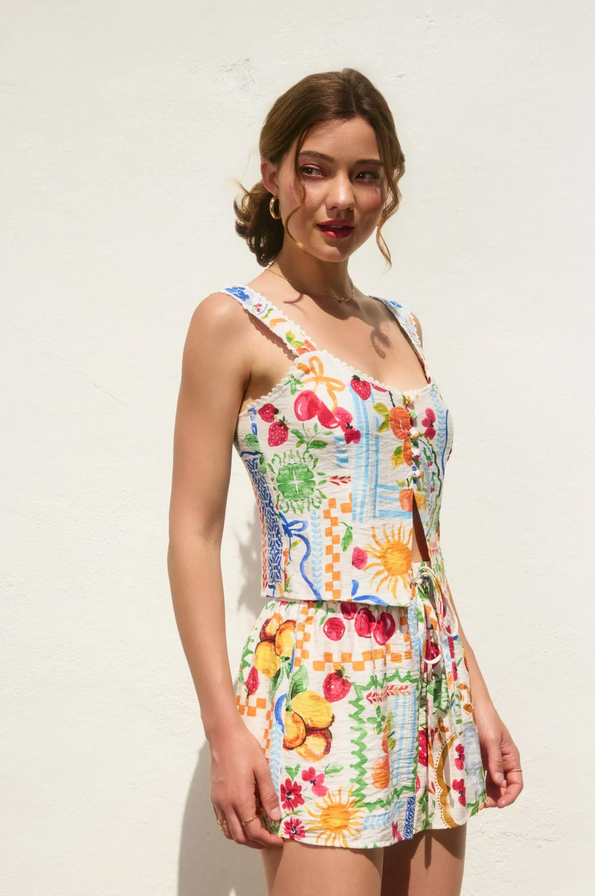 Harper Lace Trim Tank Top