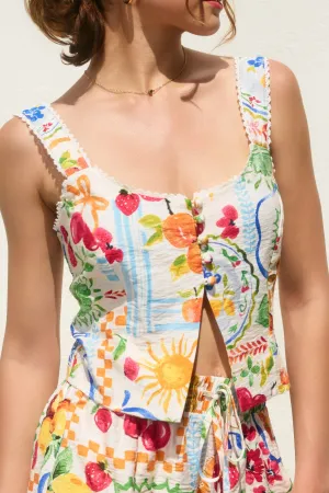 Harper Lace Trim Tank Top