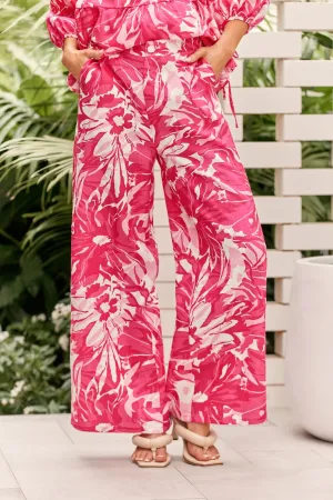 Harper Linen Floral Pants