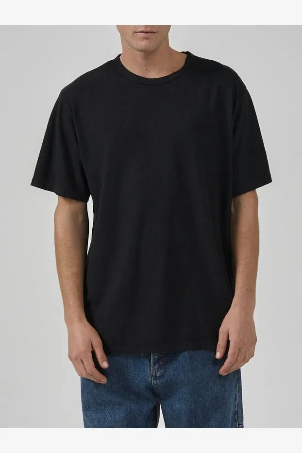 HEMP THRILLS EMBRO LIGHTWEIGHT MERCH FIT TEE - BLACK