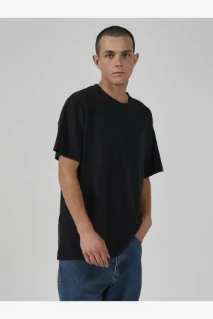 HEMP THRILLS EMBRO LIGHTWEIGHT MERCH FIT TEE - BLACK