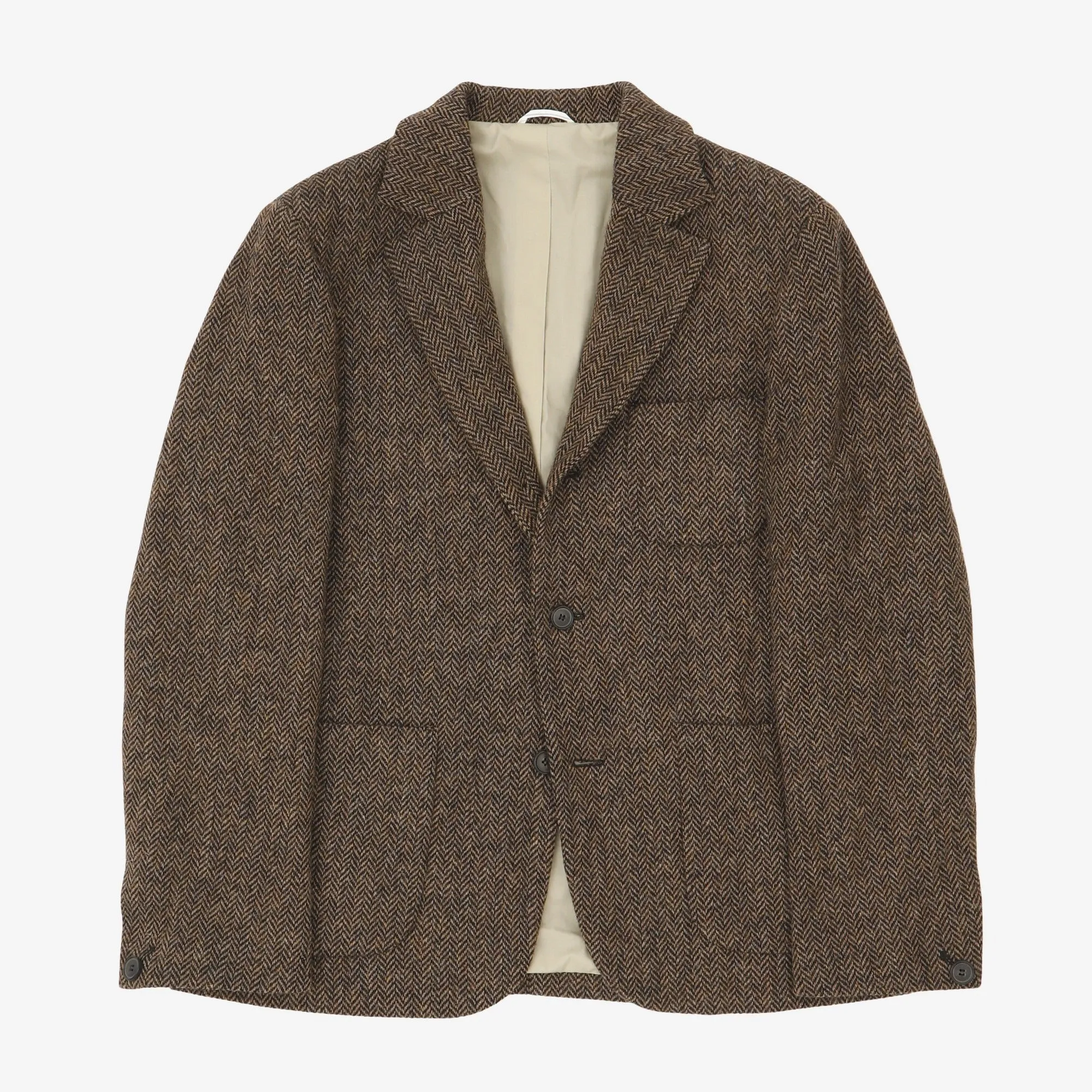 Herringbone Wool Blazer