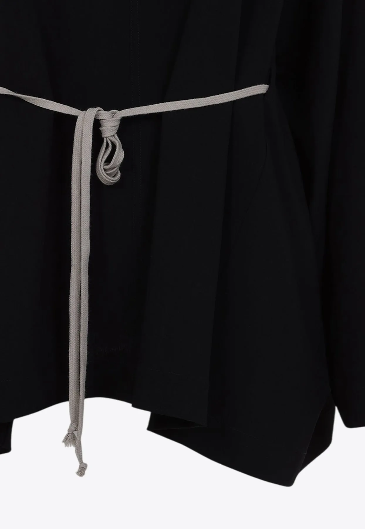 Hooded Long-Sleeved Mini Dress