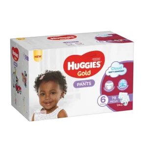 Huggies Gold Mega Box Pants Size 6 78's