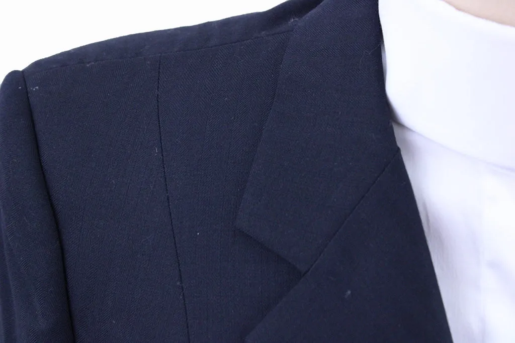 Hunt Coat DeRegnaucourt Navy Herringbone
