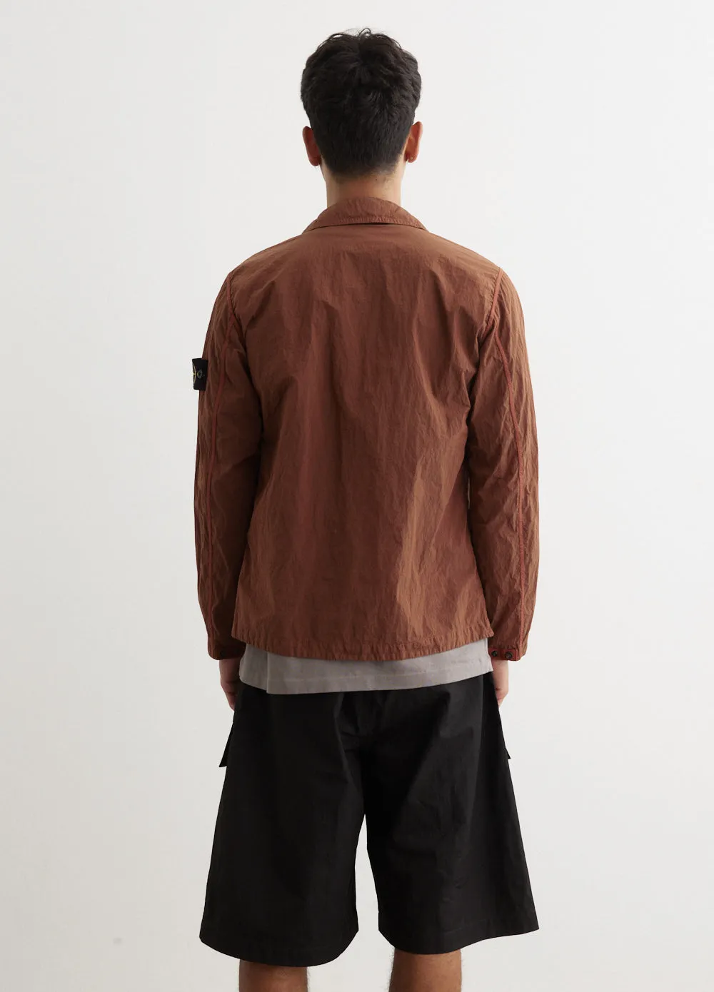 Iridescent Nylon Overshirt