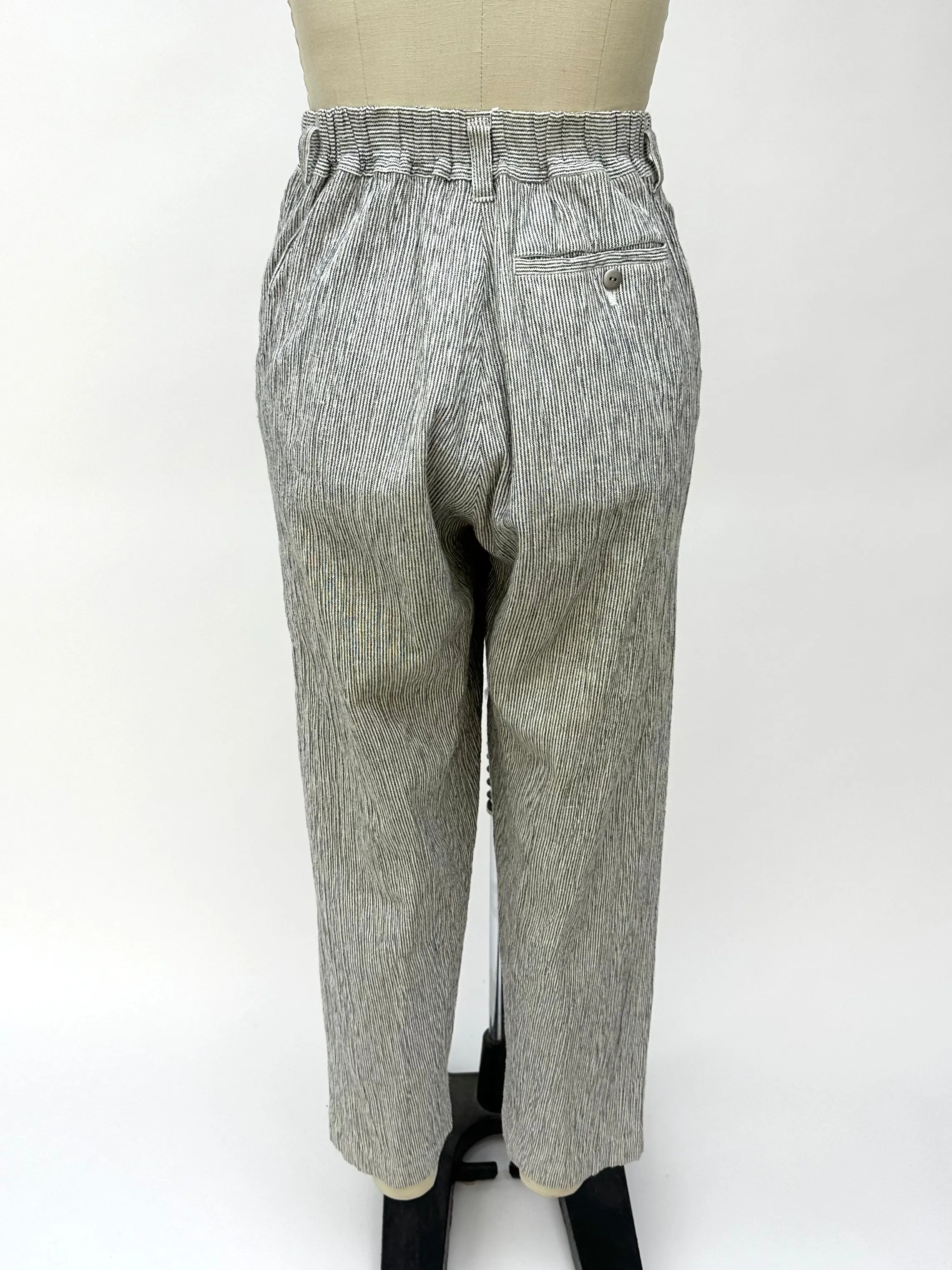 Issey Miyake Plantation Striped Trousers