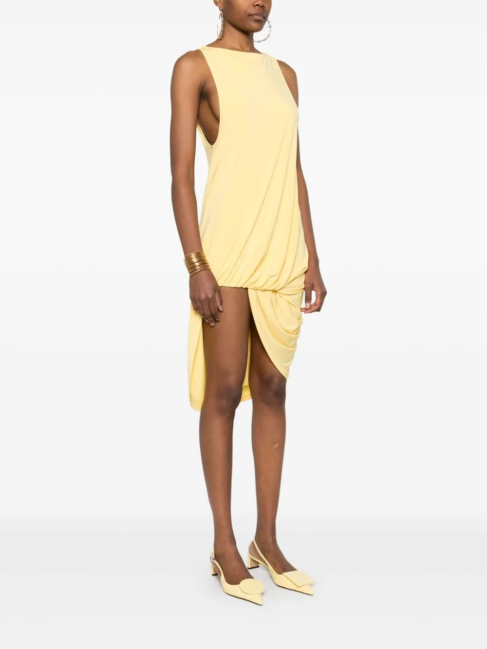 Jacquemus La Robe Peplo Courte Dress