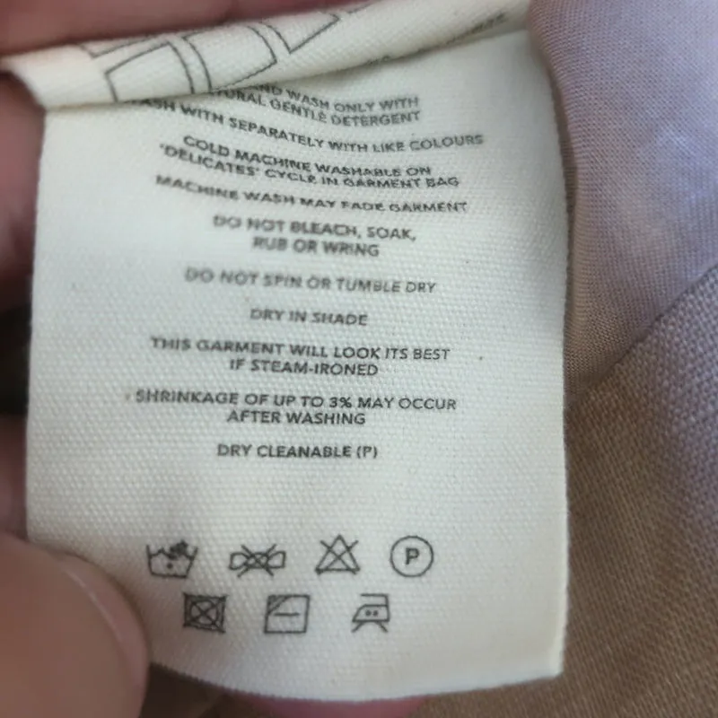 Joslin Delilah Pintucked Linen Wide-Leg Pants Sand Size US 0
