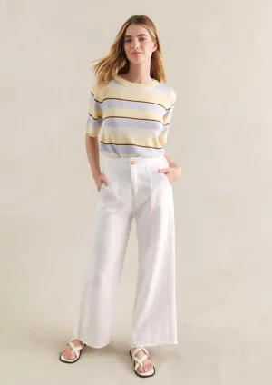 Jude Linen Pants - White