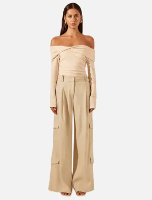 Kasbah Slouch Cargo Pant - Oyster
