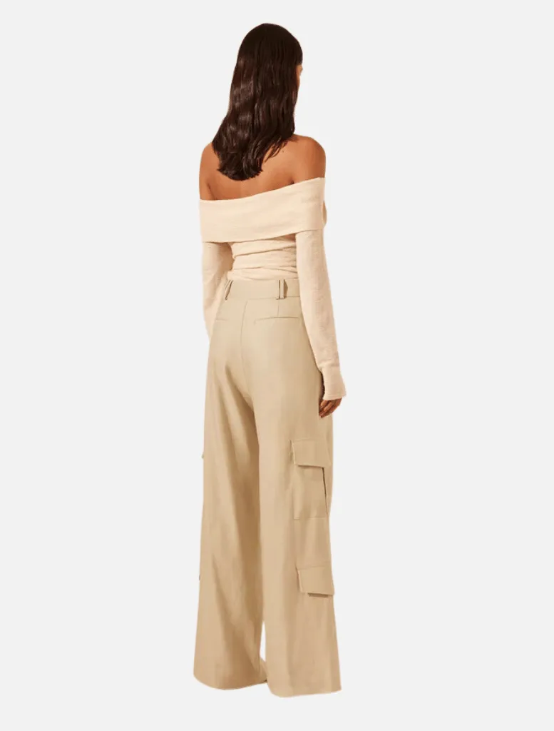 Kasbah Slouch Cargo Pant - Oyster