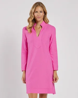 Kate Pink Jaquard Dress in Jude Cloth