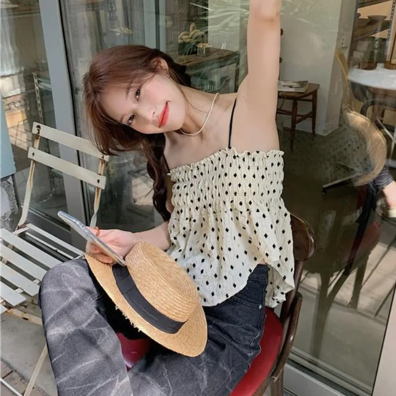 Kawaii Dot Tank Top
