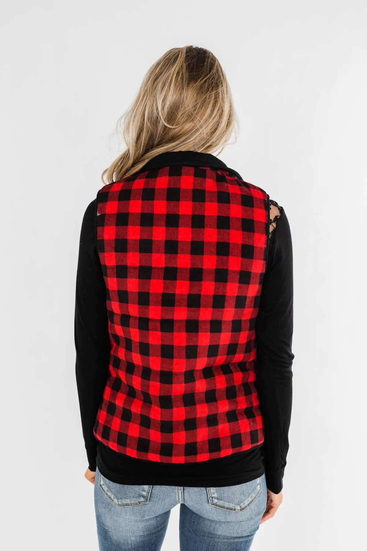 Keep It Cool Vest- Buffalo Plaid