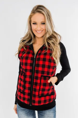 Keep It Cool Vest- Buffalo Plaid