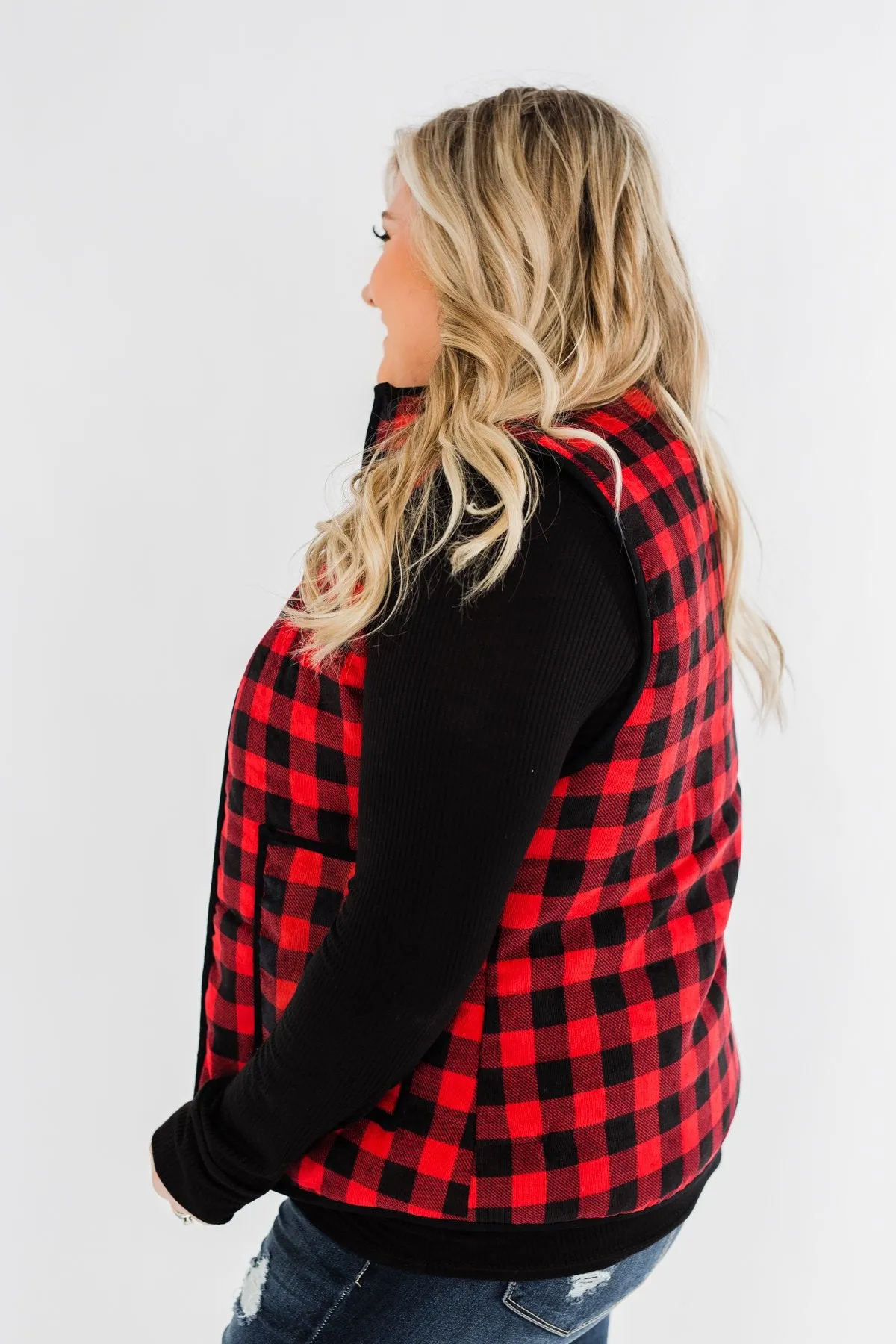 Keep It Cool Vest- Buffalo Plaid