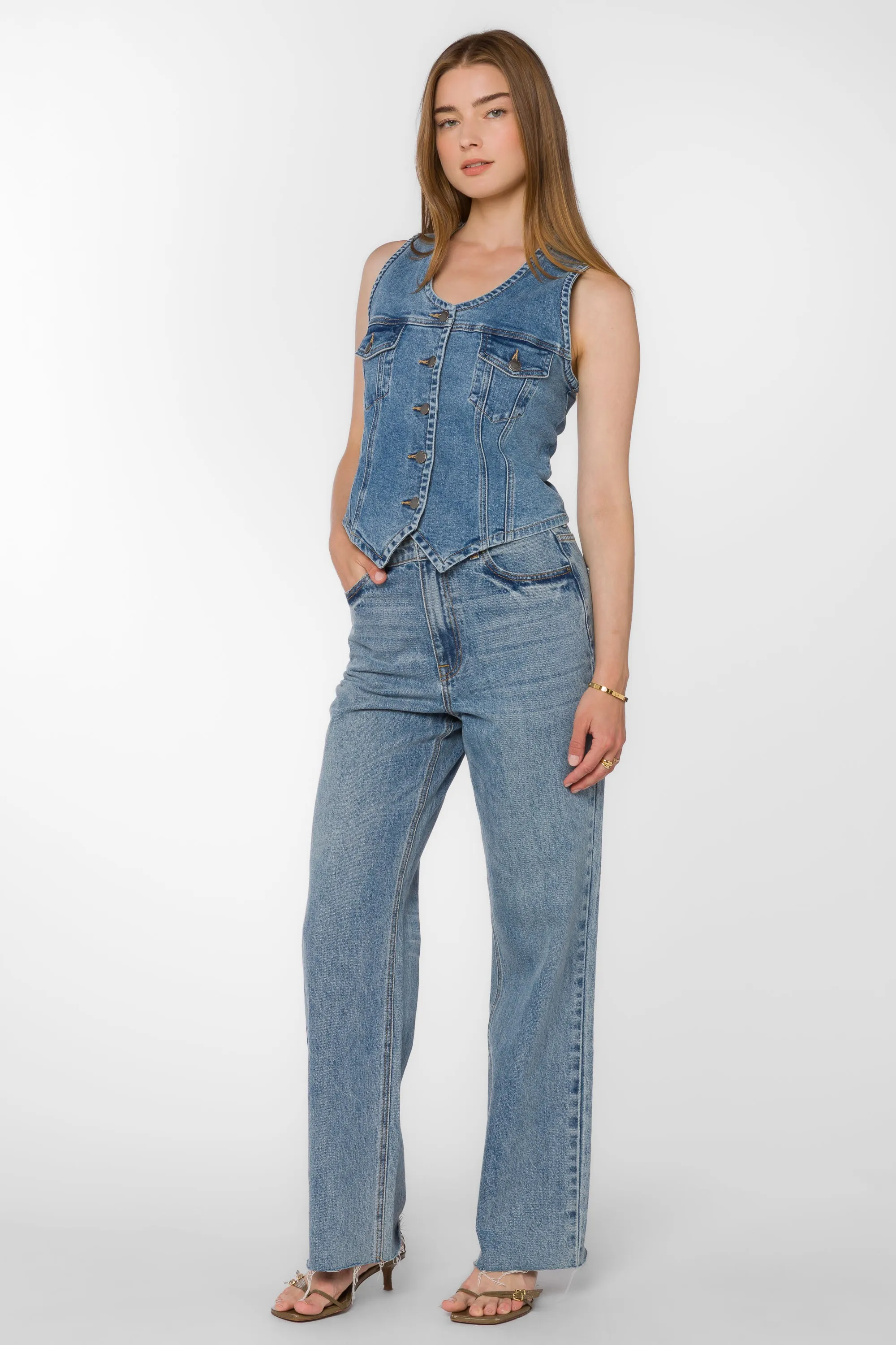 Kiana Houston Blue Vest