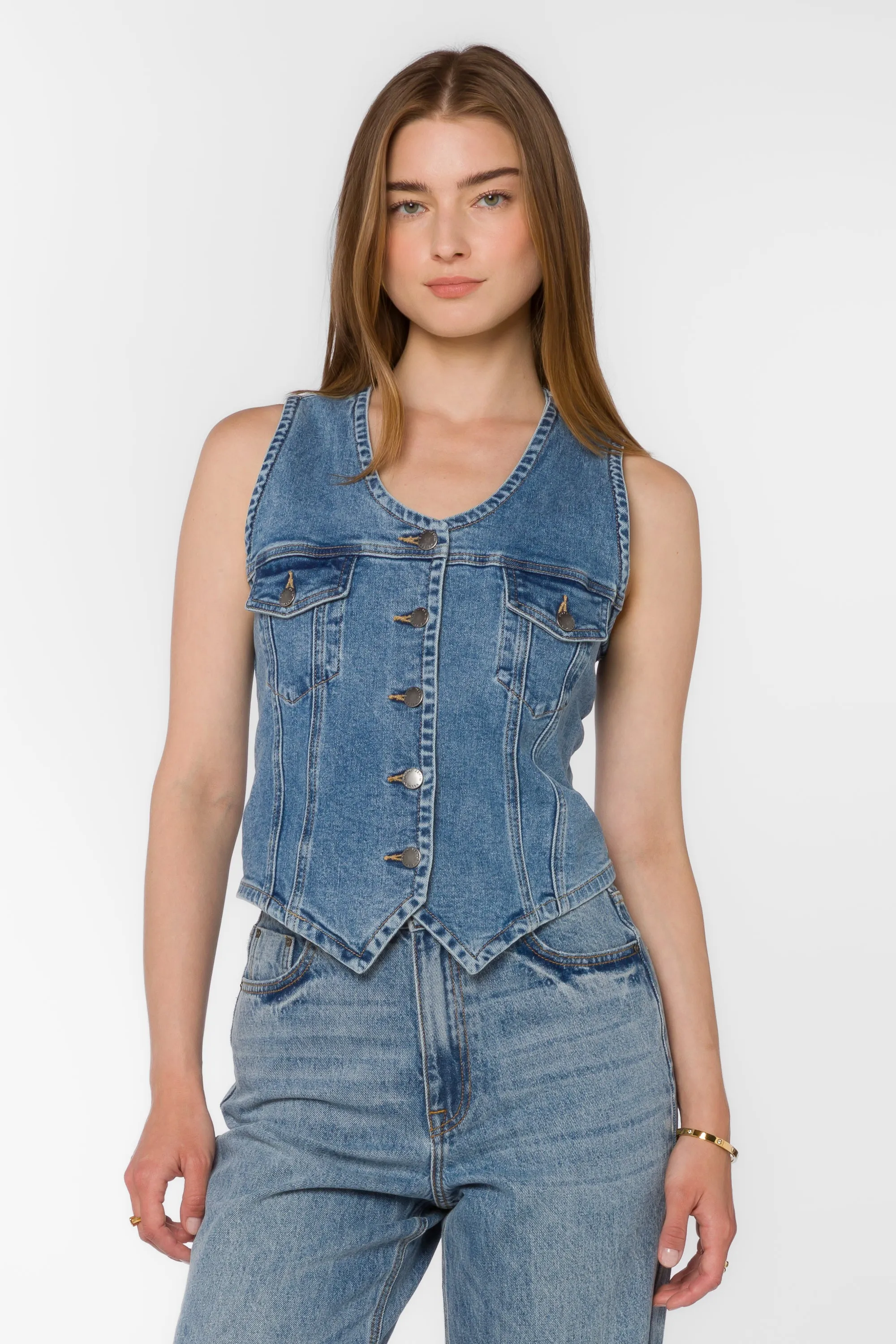 Kiana Houston Blue Vest