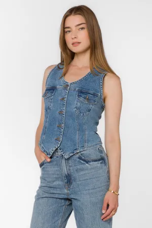 Kiana Houston Blue Vest