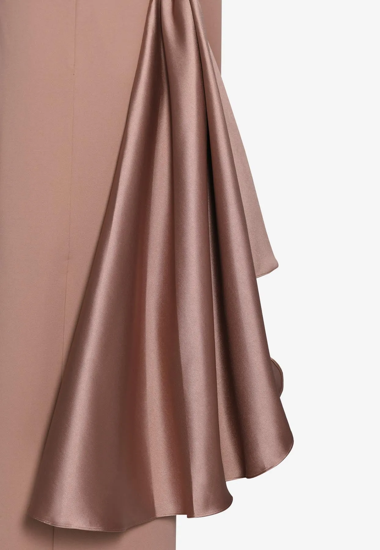 Kiana Off-Shoulder Draped Gown