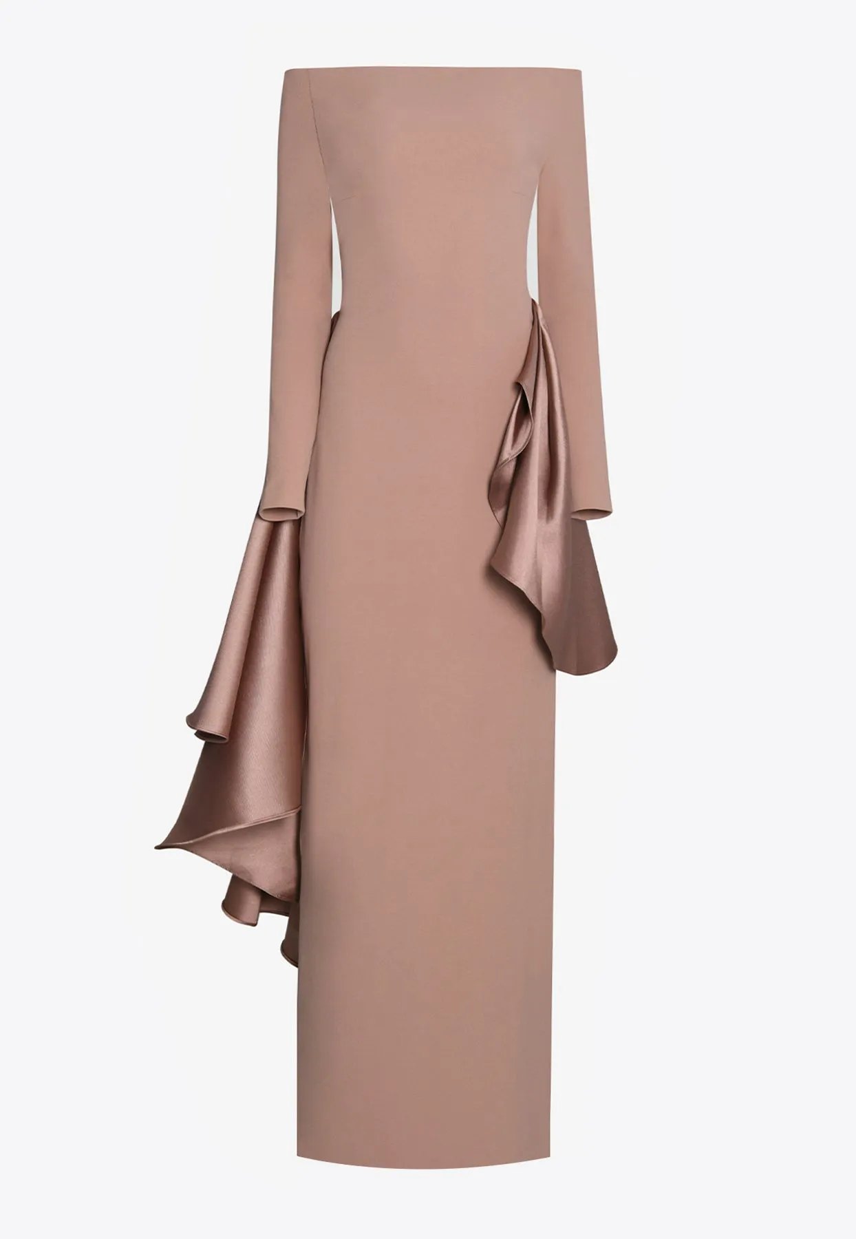 Kiana Off-Shoulder Draped Gown