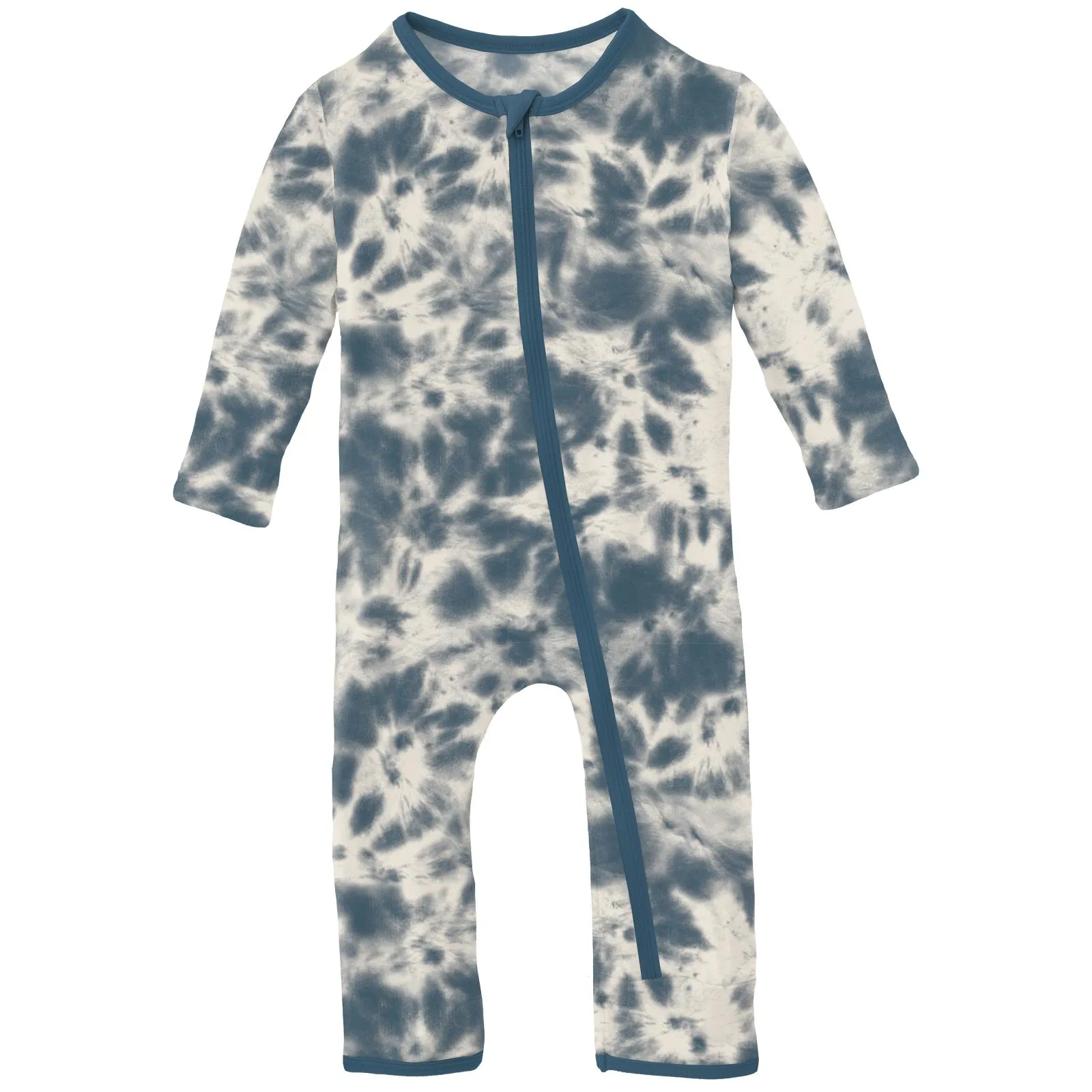 KicKee Pants Deep Sea Tie Dye Coverall with Zipper