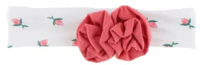 KicKee Pants Natural Rose Bud Print Flower Headband