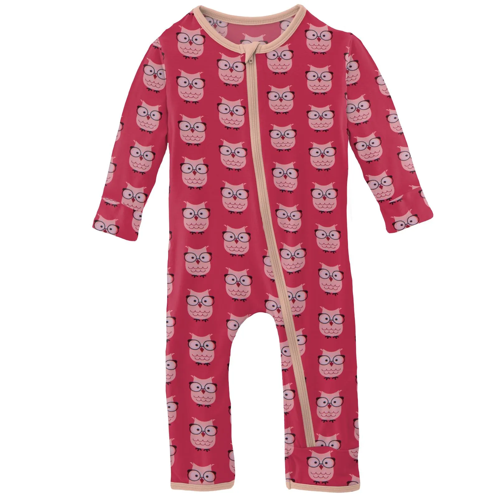 KicKee Pants Taffy Wise Owls Coverall with Zipper