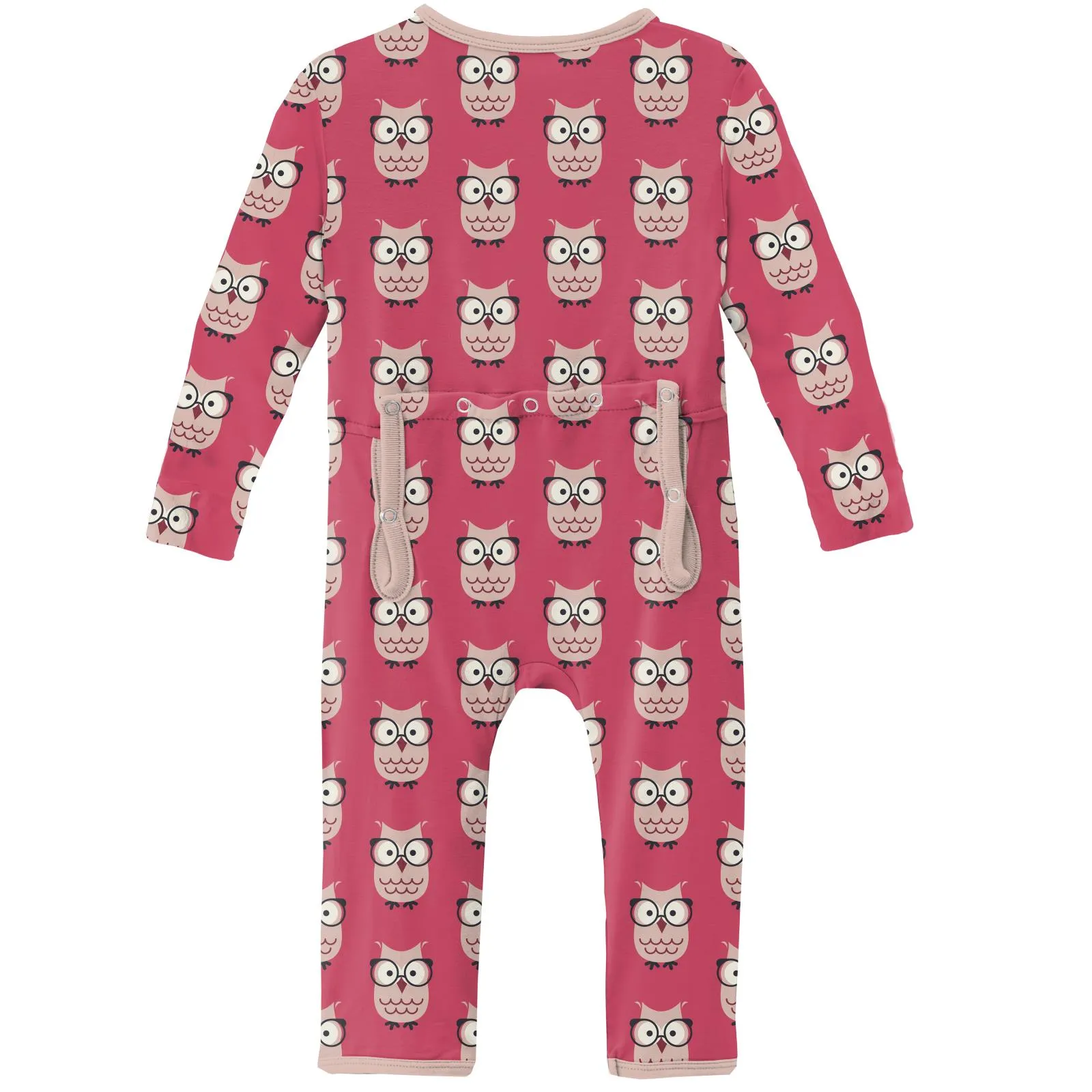 KicKee Pants Taffy Wise Owls Coverall with Zipper