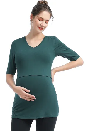 Kimi   Kai Essential Maternity & Nursing Tiered Top