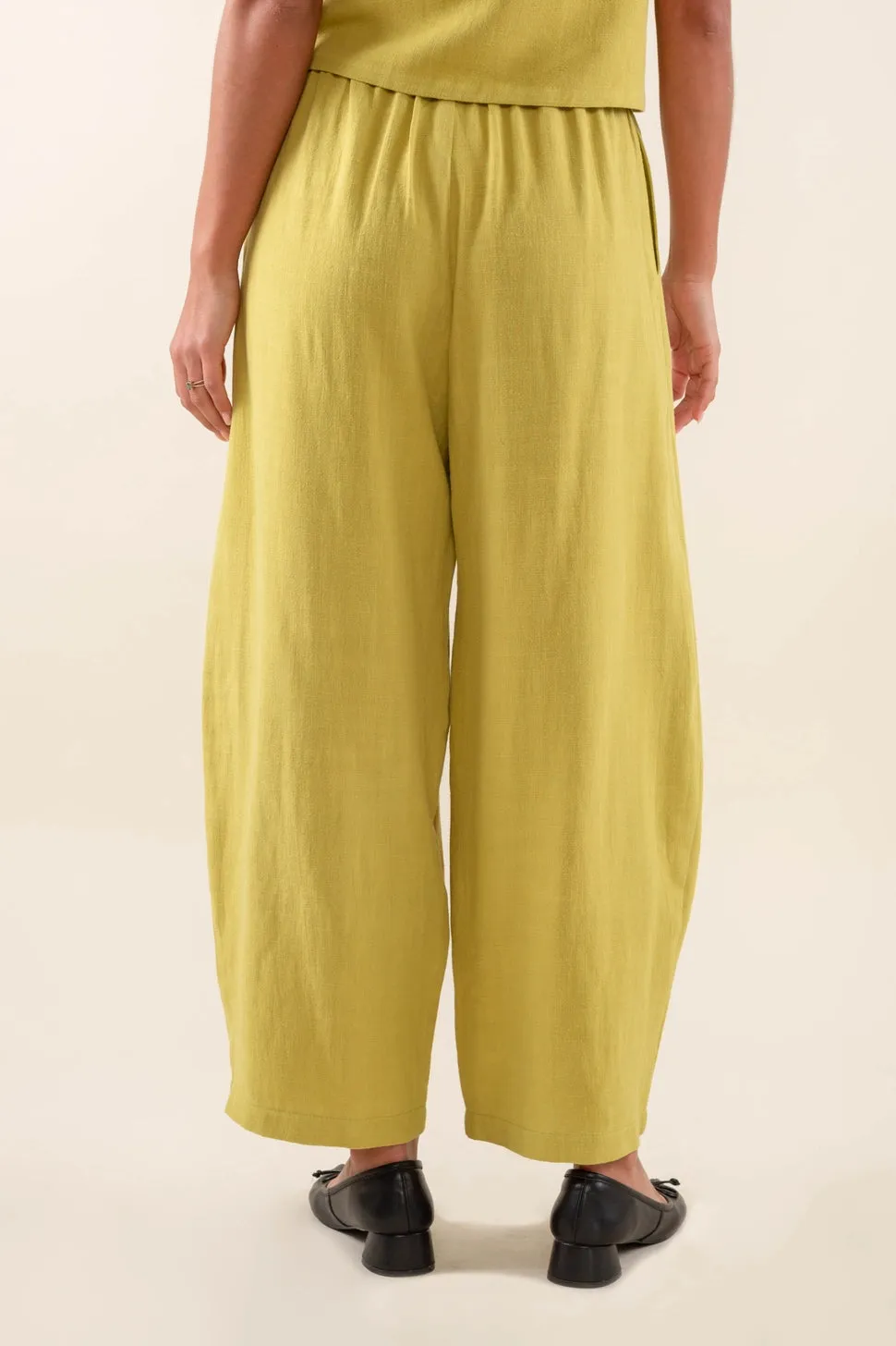 Kiwi Linen Lantern Pants