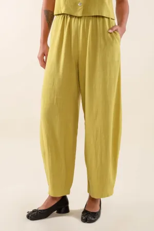 Kiwi Linen Lantern Pants