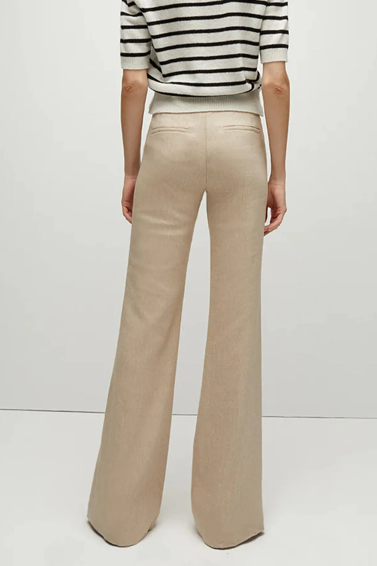 Komi Pant in Sandalwood Melange