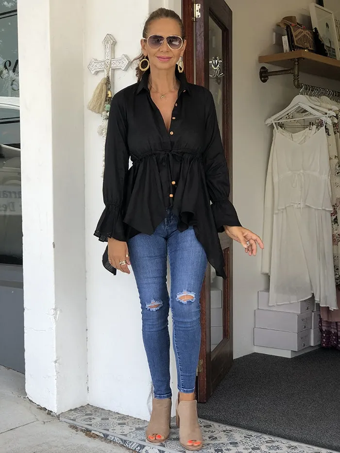 Korbel Waterfall Shirt - Black