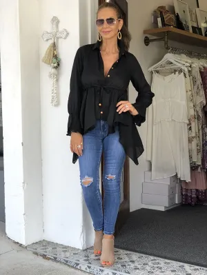 Korbel Waterfall Shirt - Black
