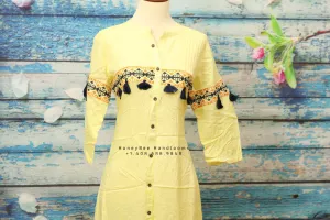 Kurti casual Kurti half Kurti Indian Kurti for women simple Kurti daily wear Kurti tunic dresses for women gift Kurti straight cut kurti