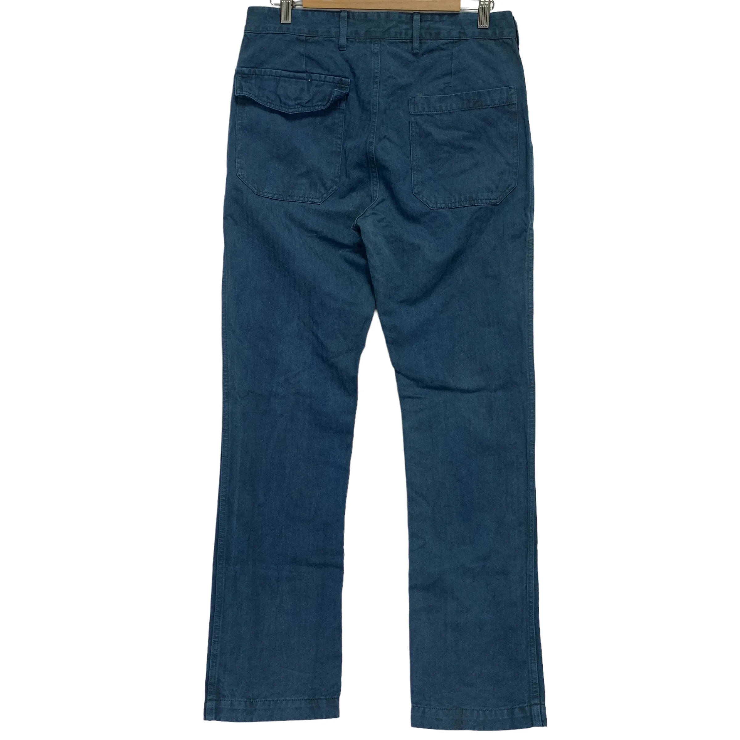 [L] Visvim 13 AW Scout Pants Herringbone Indigo