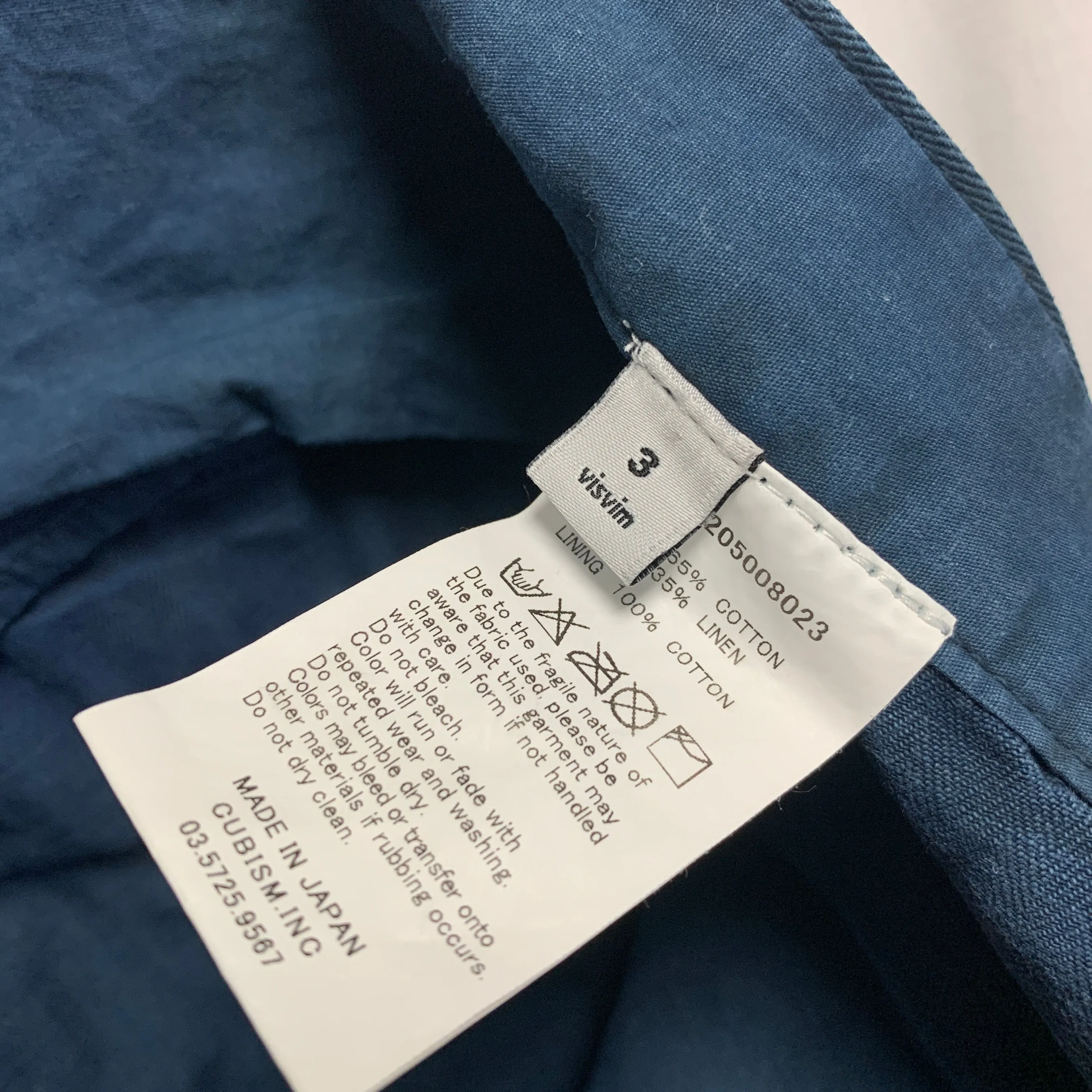 [L] Visvim 13 AW Scout Pants Herringbone Indigo
