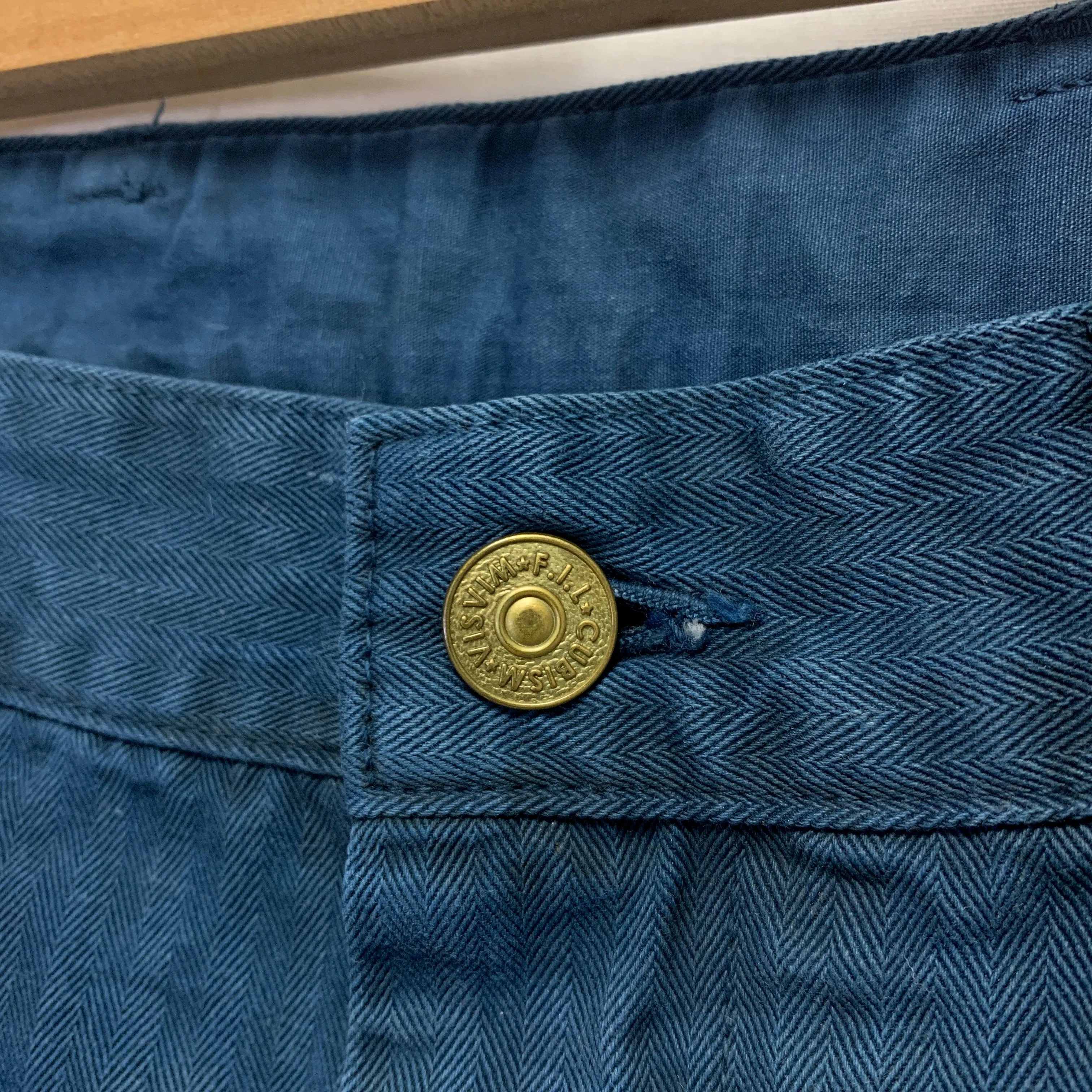 [L] Visvim 13 AW Scout Pants Herringbone Indigo