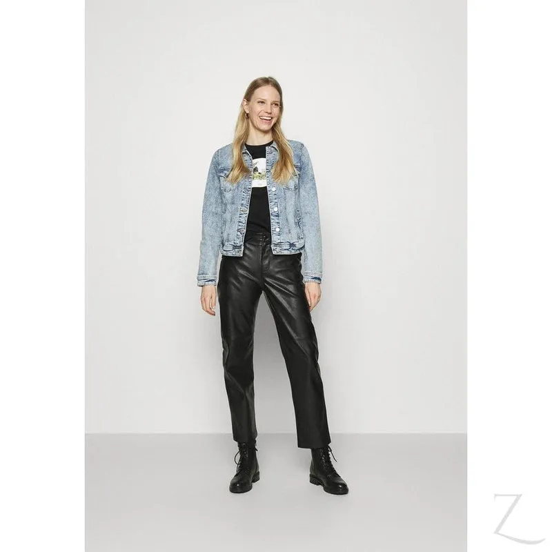 Ladies Super Stretchy Strong Denim Jacket | Ripped | "Lilly"