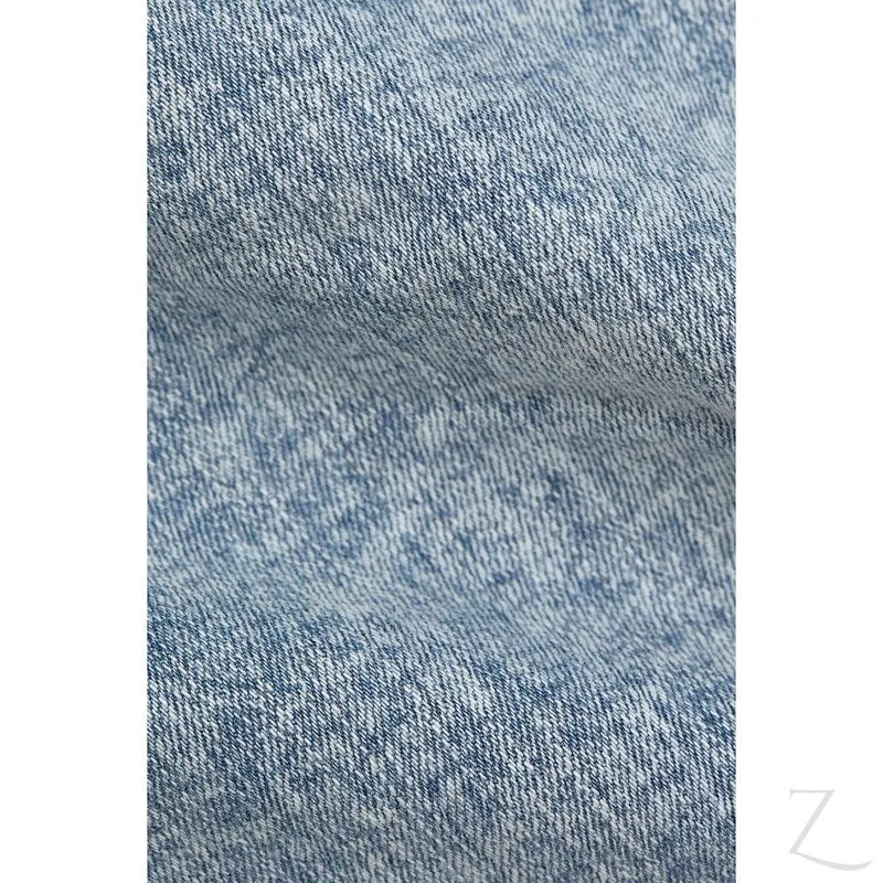Ladies Super Stretchy Strong Denim Jacket | Ripped | "Lilly"