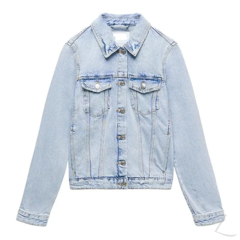 Ladies Super Strong Short Denim Jacket | Plain | "Zia"