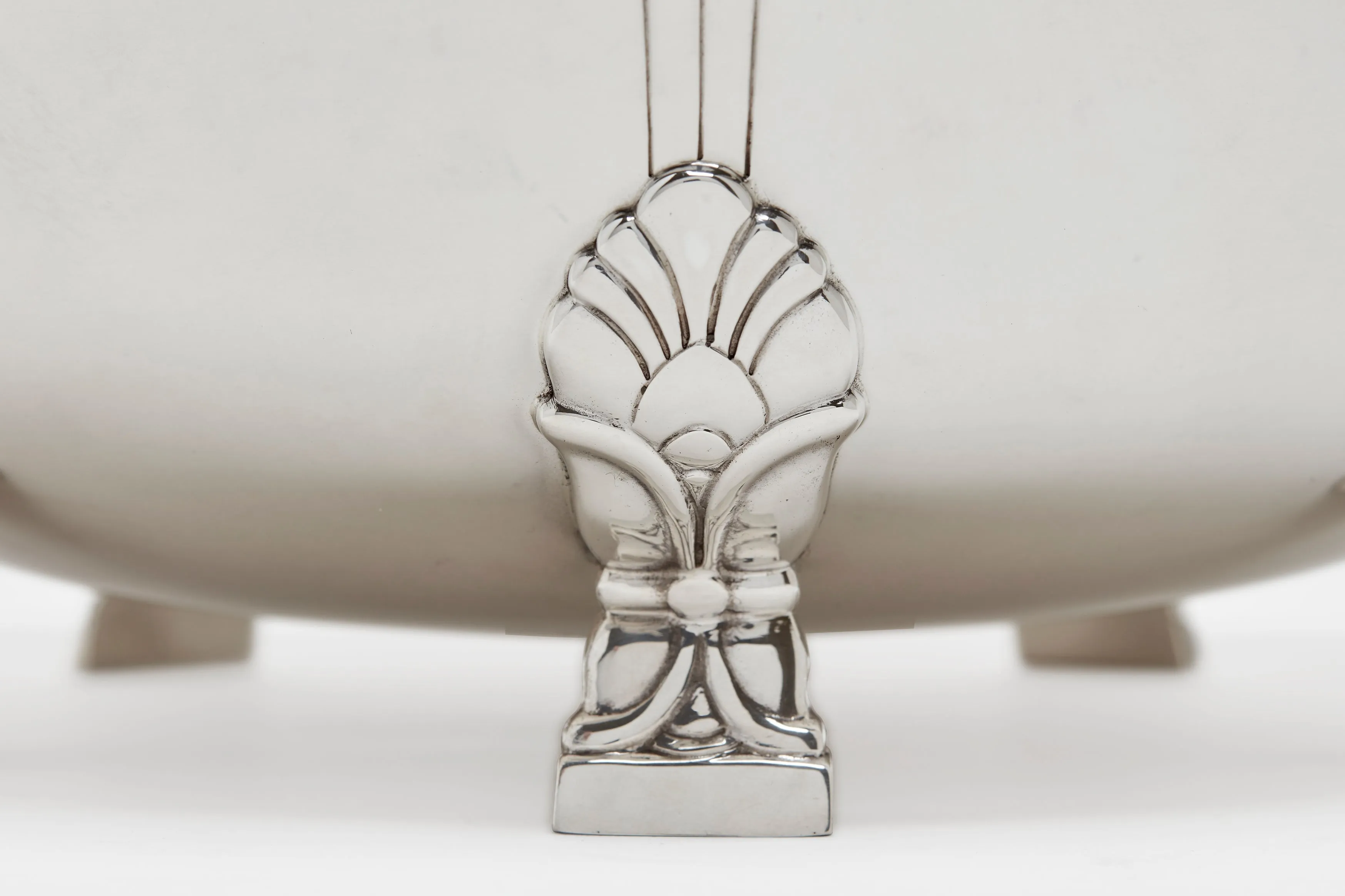 Large Sterling Silver Palmette Bowl by Tiffany & Co.