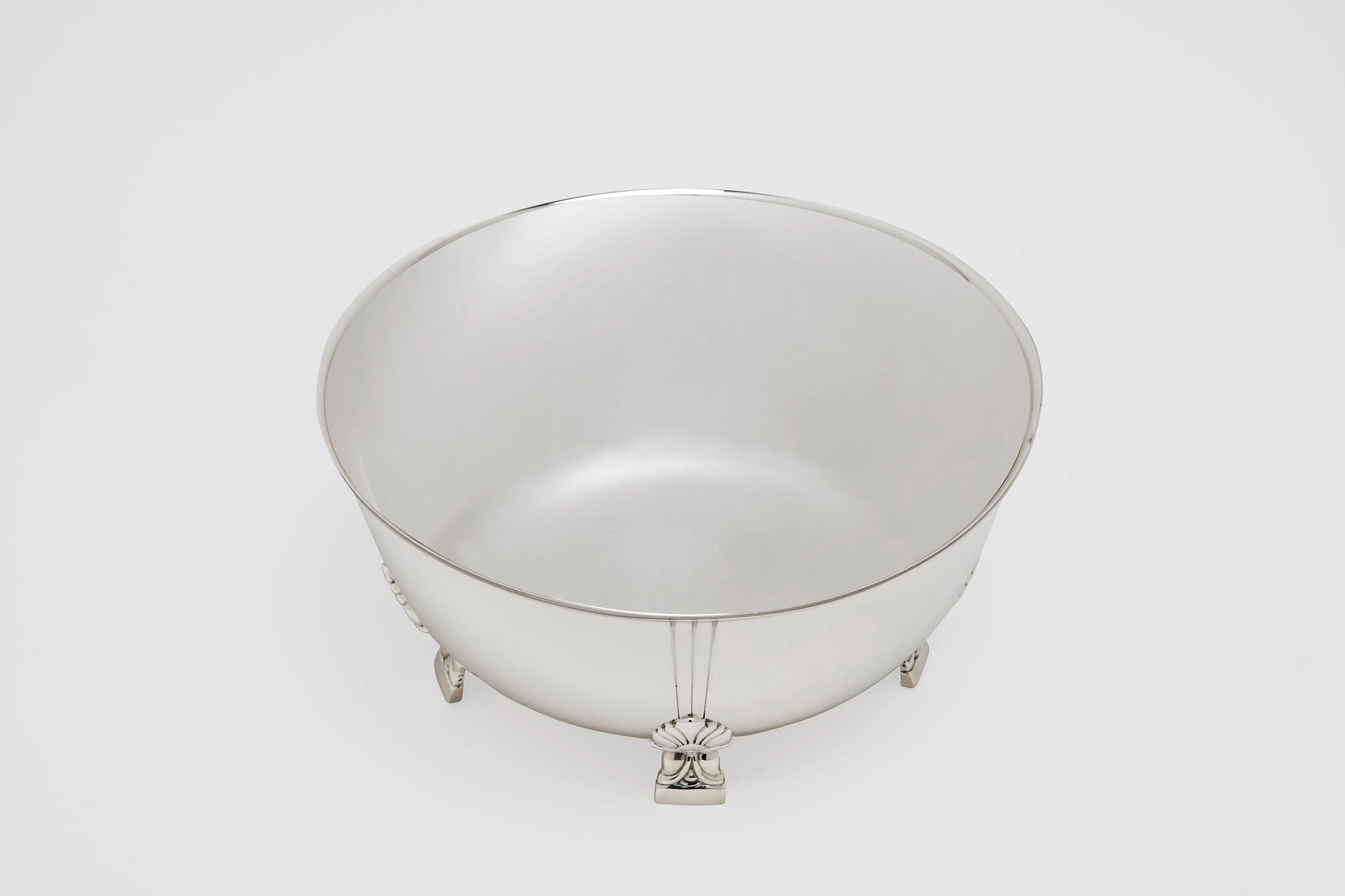 Large Sterling Silver Palmette Bowl by Tiffany & Co.