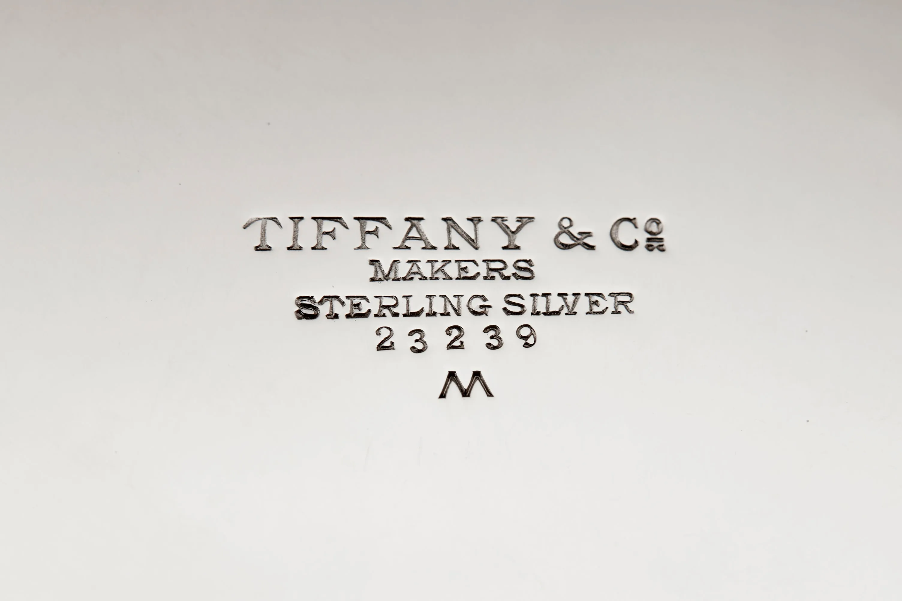 Large Sterling Silver Palmette Bowl by Tiffany & Co.