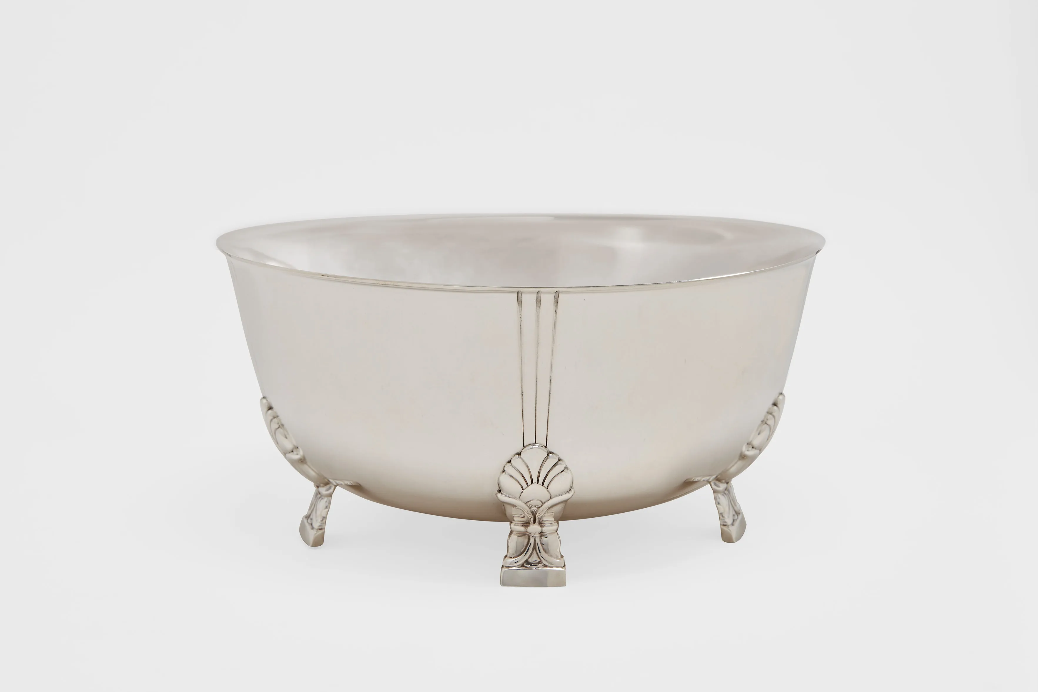 Large Sterling Silver Palmette Bowl by Tiffany & Co.