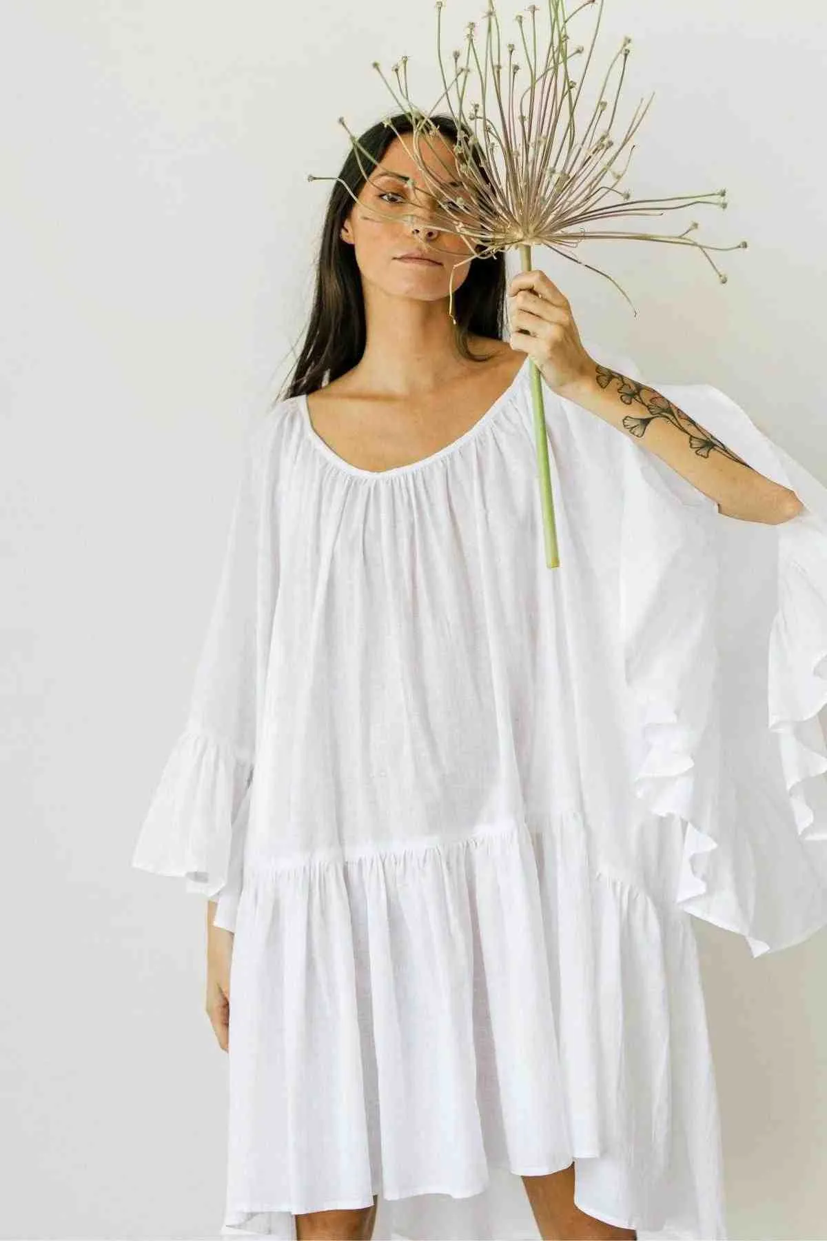 Linen Brida Gown Short (Made to Order)