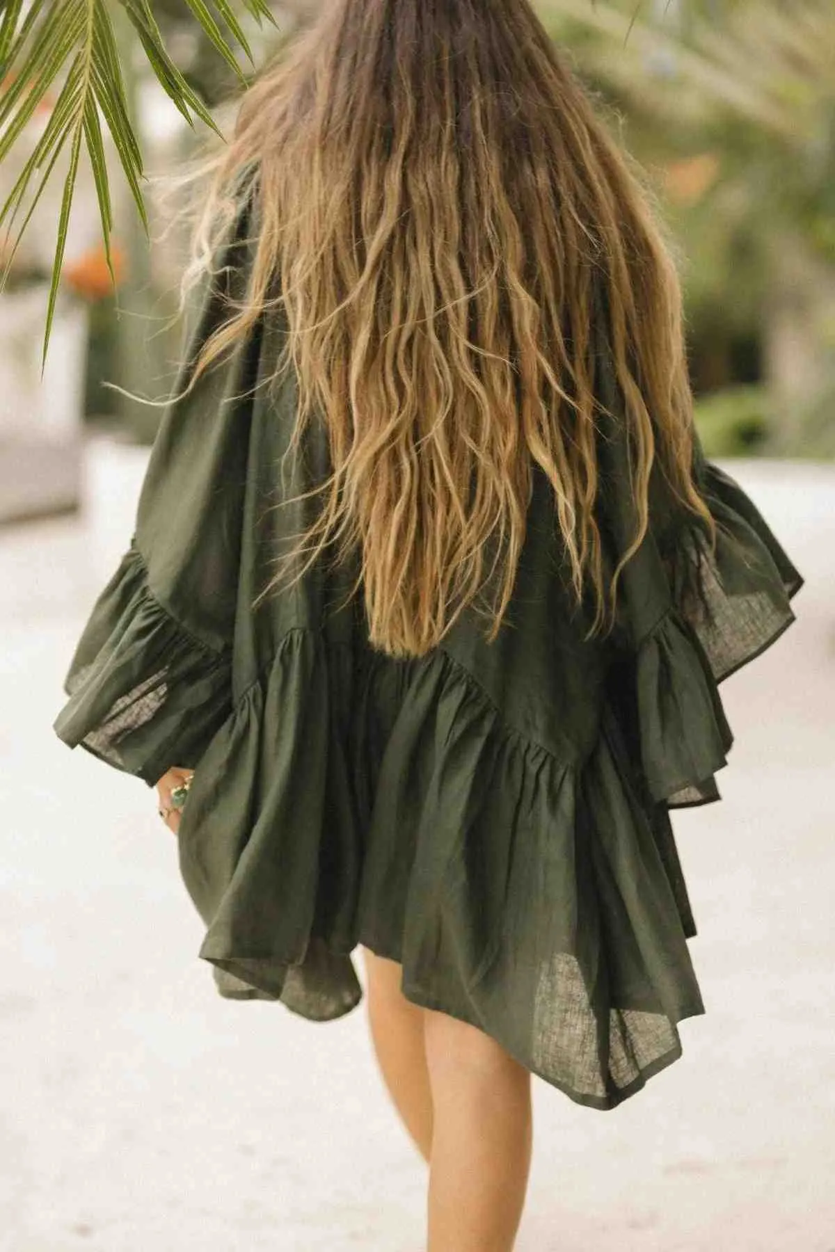 Linen Brida Gown Short (Made to Order)