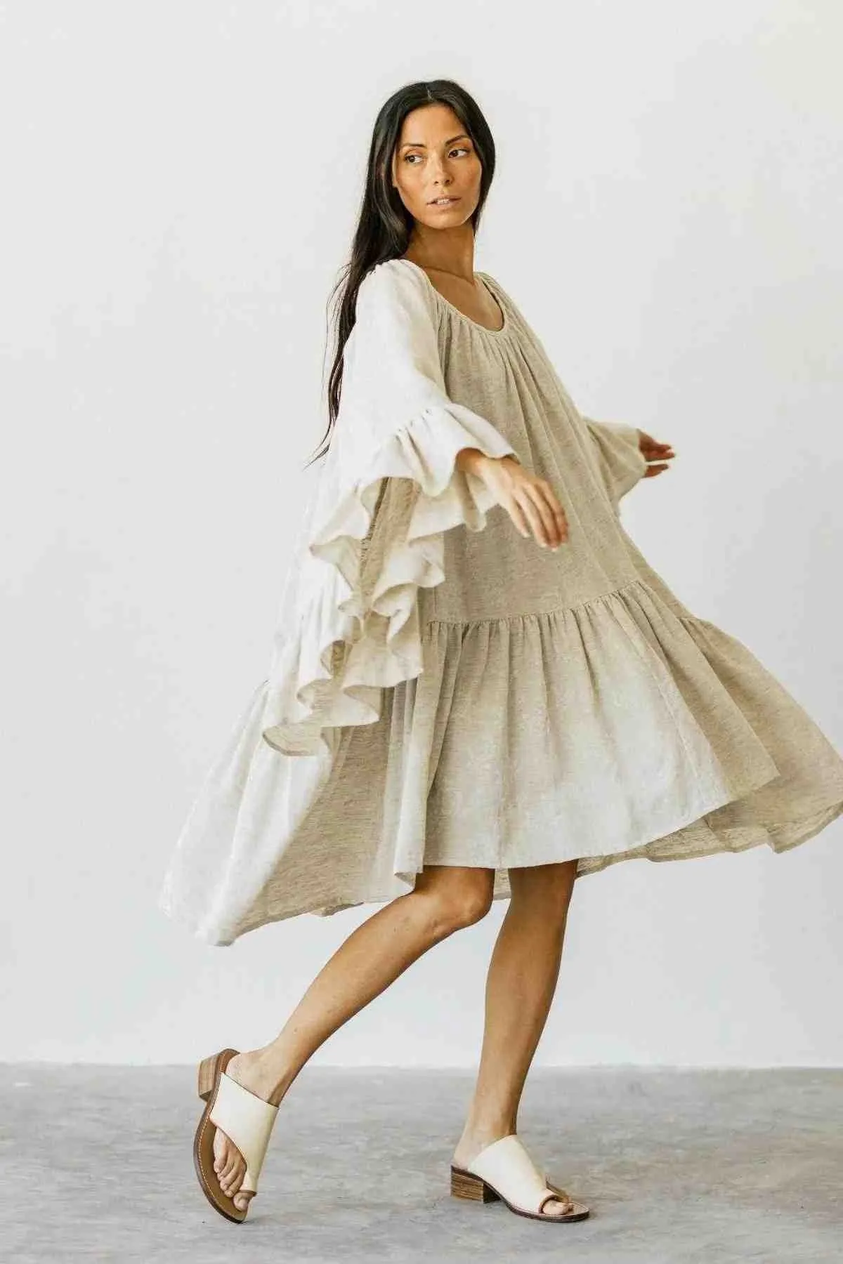 Linen Brida Gown Short (Made to Order)